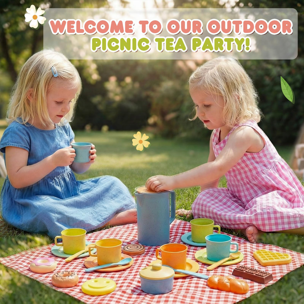 HERSITY play-scene shows kids enjoying a cozy tea party at home