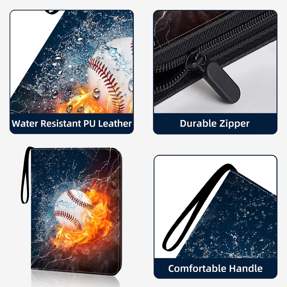 HESPLUS 50-page sleeves inside layout promotes organized card storage