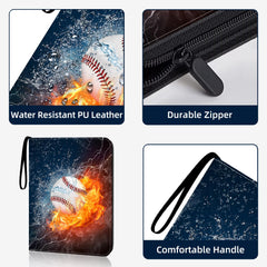 HESPLUS 50-page sleeves inside layout promotes organized card storage