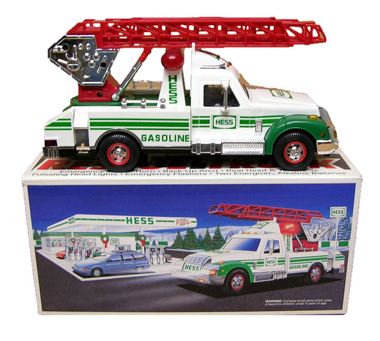 Hess 1994 Rescue Truck front view shows authentic finish for display