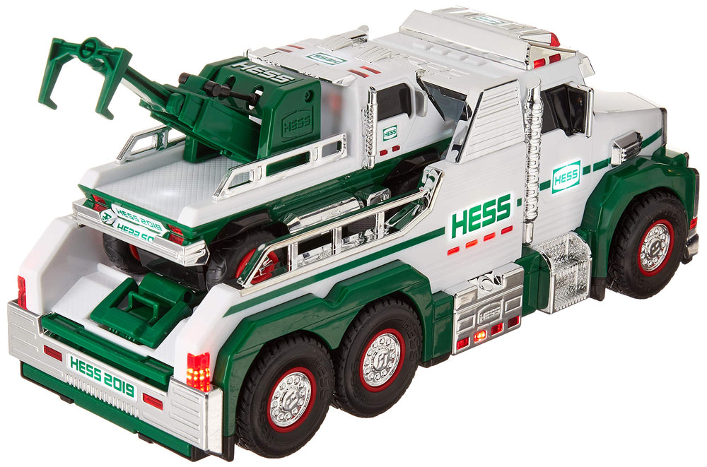 Hess 2019 mini sport car included for rescue adventures.