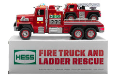 Hess 2015 fire truck front view with authentic sounds for immersive play