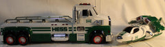Hess space cruiser with retractable landing gear for authentic space play.