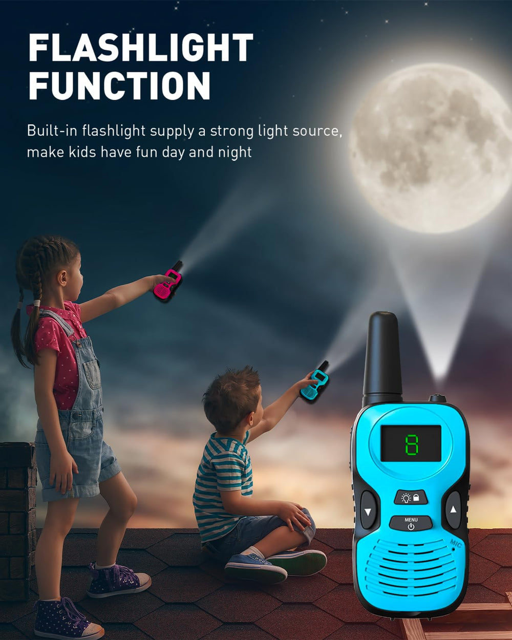 Hetyue walkie talkies privacy feature keeps children safe on outings