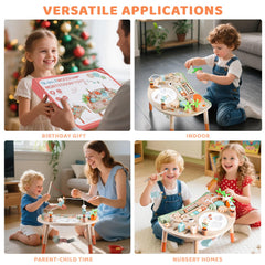Hewaurorion shape sorter station supports shape recognition.