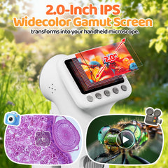 HEWEIMEI detachable 3-in-1 design enables desktop, handheld, and portable use