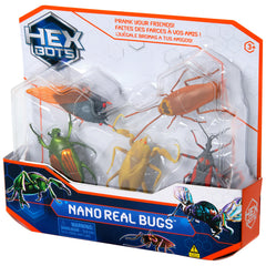 HEX BOTS Nano Real Bugs 5-Pack starter set for kids and curious pets.
