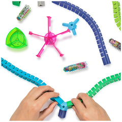 HEX BOTS Nano Land Obstacle Track lets kids build new routes