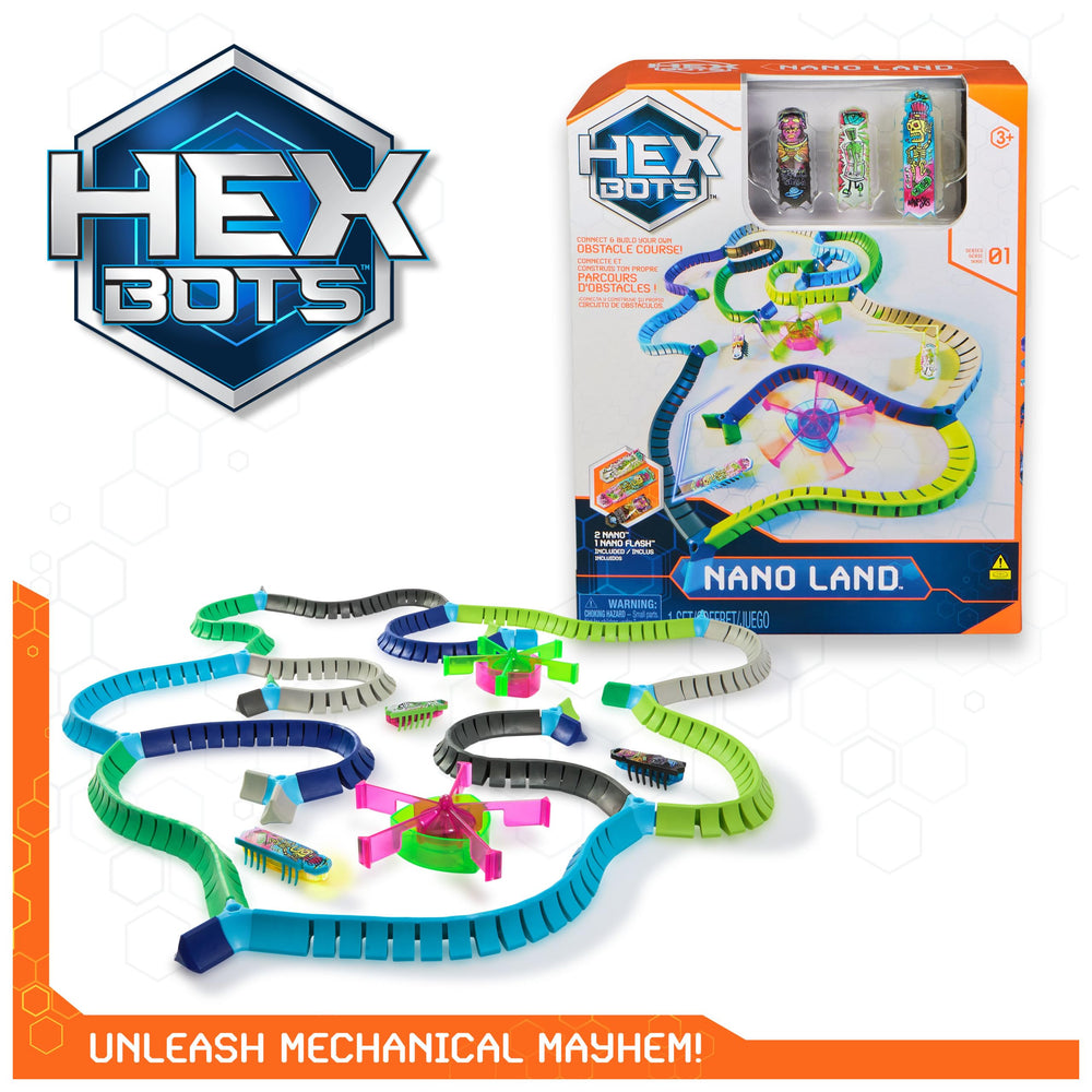 HEX BOTS Nano Land Street Art decor personalizes play spaces