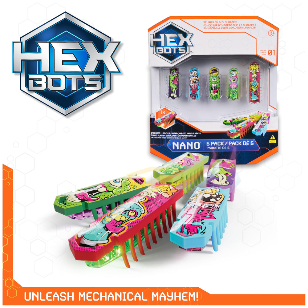 HEX BOTS Nano street art designs add visual appeal to playtime