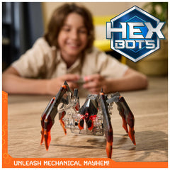HEX BOTS Tarantula 360-degree steering for agile turns.