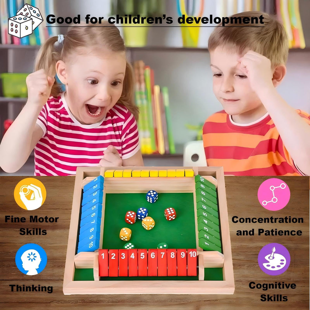 Hexablenzio Compact 8.7-inch square design for portable play.