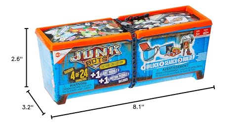 HEXBUG Junk Bots collectible-set-display demonstrates expanding collection options