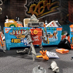 HEXBUG JUNKBOTS Dumpster unboxing reveals surprise discoveries for curious minds.