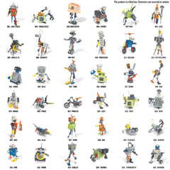 HEXBUG JUNKBOTS universal socket system enables mix-and-match builds for unlimited customization.