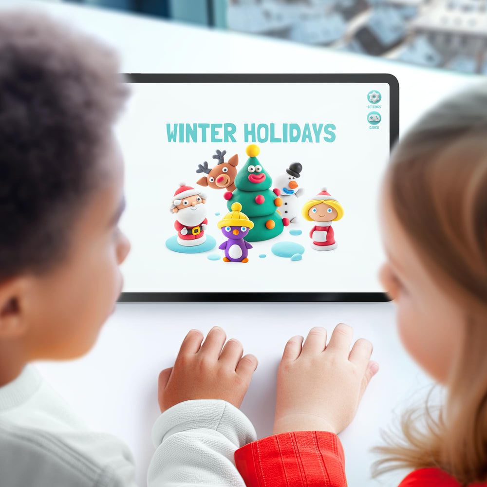HEY CLAY set app-guided instructions inspire kids to explore shapes