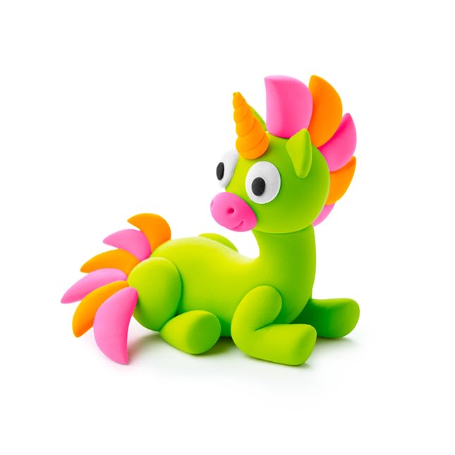 Hey Clay Unicorns included tools enable detailed features and precise shaping.