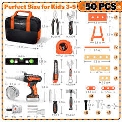 heygelo 50pcs tool set interchangeable bits enable versatile play and problem solving