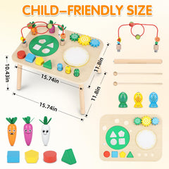 HEYLANDU carrot harvest game encourages pretend play and dexterity.