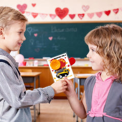 HEYMFTSY trucks and cards—easy to hand out during school exchanges.