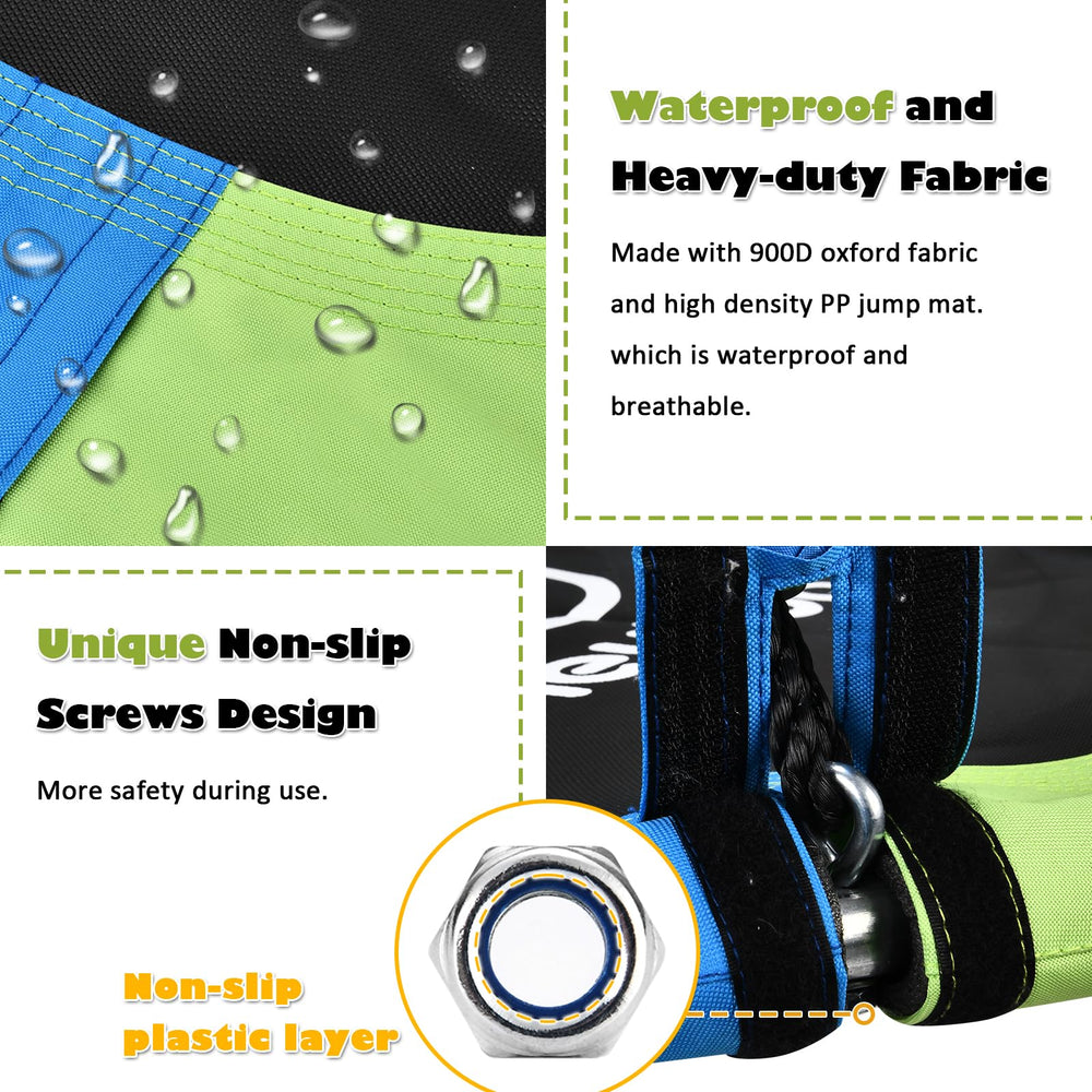 HeyZoo heavy-duty hanging straps provide sturdy installation