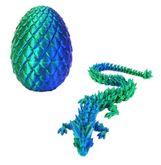 HEZUJ Dragon Egg open reveal shows the hidden dragon inside.