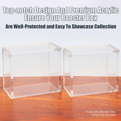 HgiVroskelia booster box case UV-dust-protection helps preserve color and shield from dust