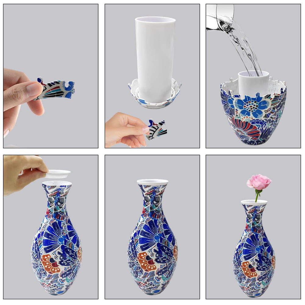 HHSME 3D vase relaxing DIY activity for mindful creativity.