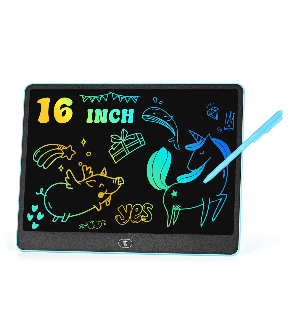 HHN LCD Writing Tablet with a 16-inch colorful screen for kids doodling