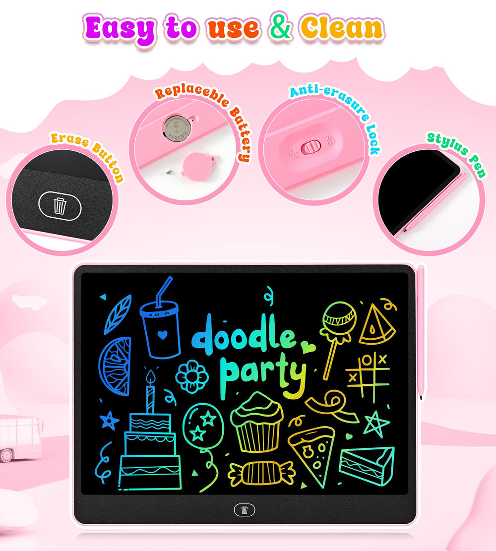 HHN erase button in action enables quick clearing after doodling.