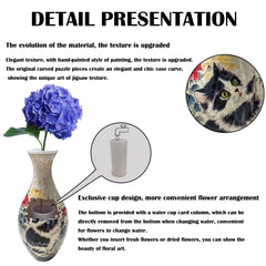 HHSME 3D puzzle vase makes a creative gift for housewarmings and celebrations