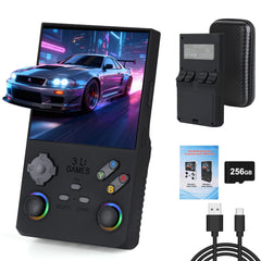 HHU V40 Max retro console front view for on the go gaming with classic titles