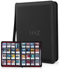 HHZ 16-pocket card binder front view for organized collections.