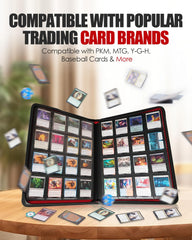 HHZ 832-pocket capacity fits growing card collections and tournaments.