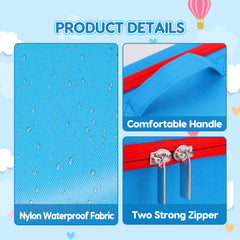Waterproof nylon shell of HHZ carrying case protects contents during travel.