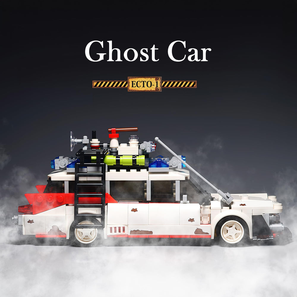 Hi-REEKE Buster ECTO-1 packaging, gift-ready for holidays and birthdays.