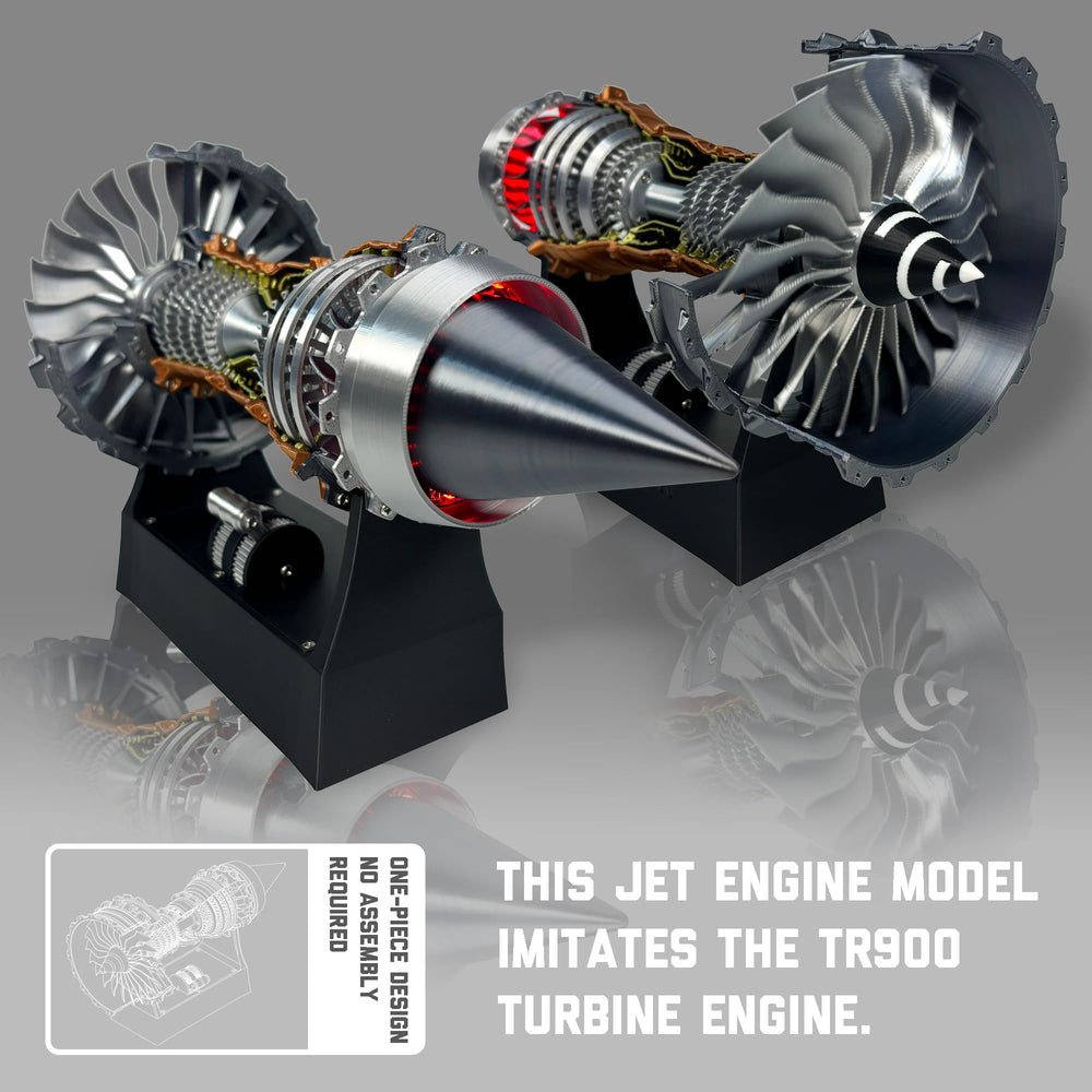 HI-REEKE Jet Engine Model educational display for classroom or home learning