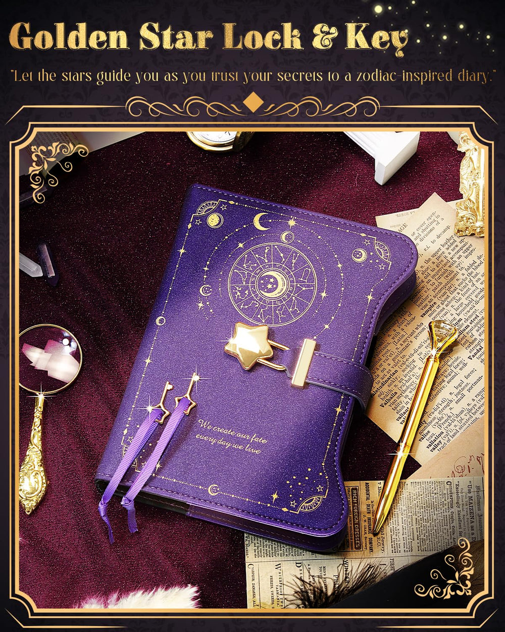 hi!SCI diary 360 kraft pages offer a year of writing space in a compact size