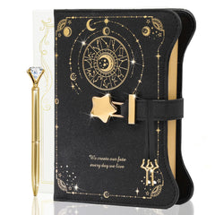 hi!SCI locking diary cover with constellation design secures private thoughts