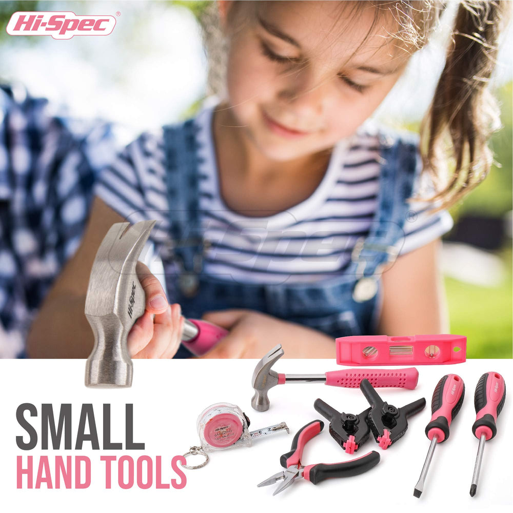 Hi-Spec protective pink safety glasses for safe hands-on projects