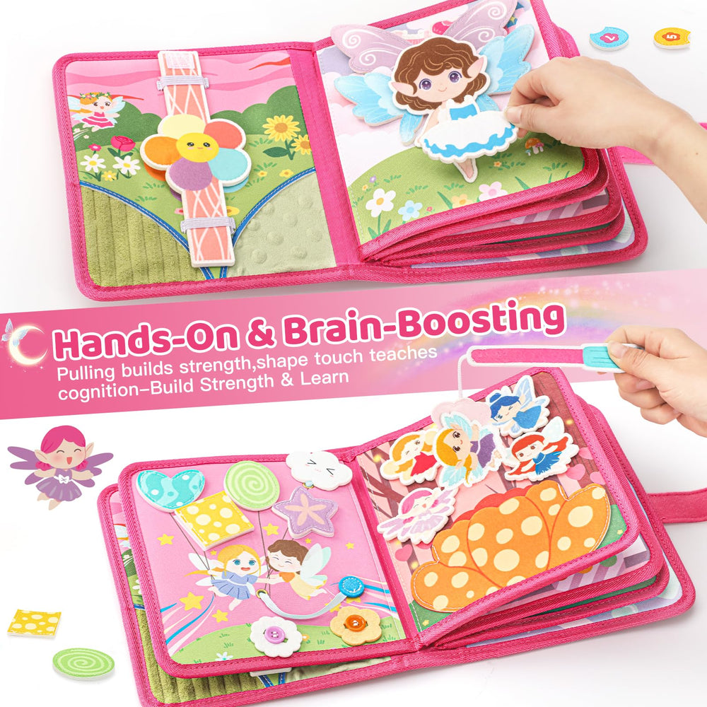 Masks and finger puppets from Hiber Sea Busy Book invite imaginative social play