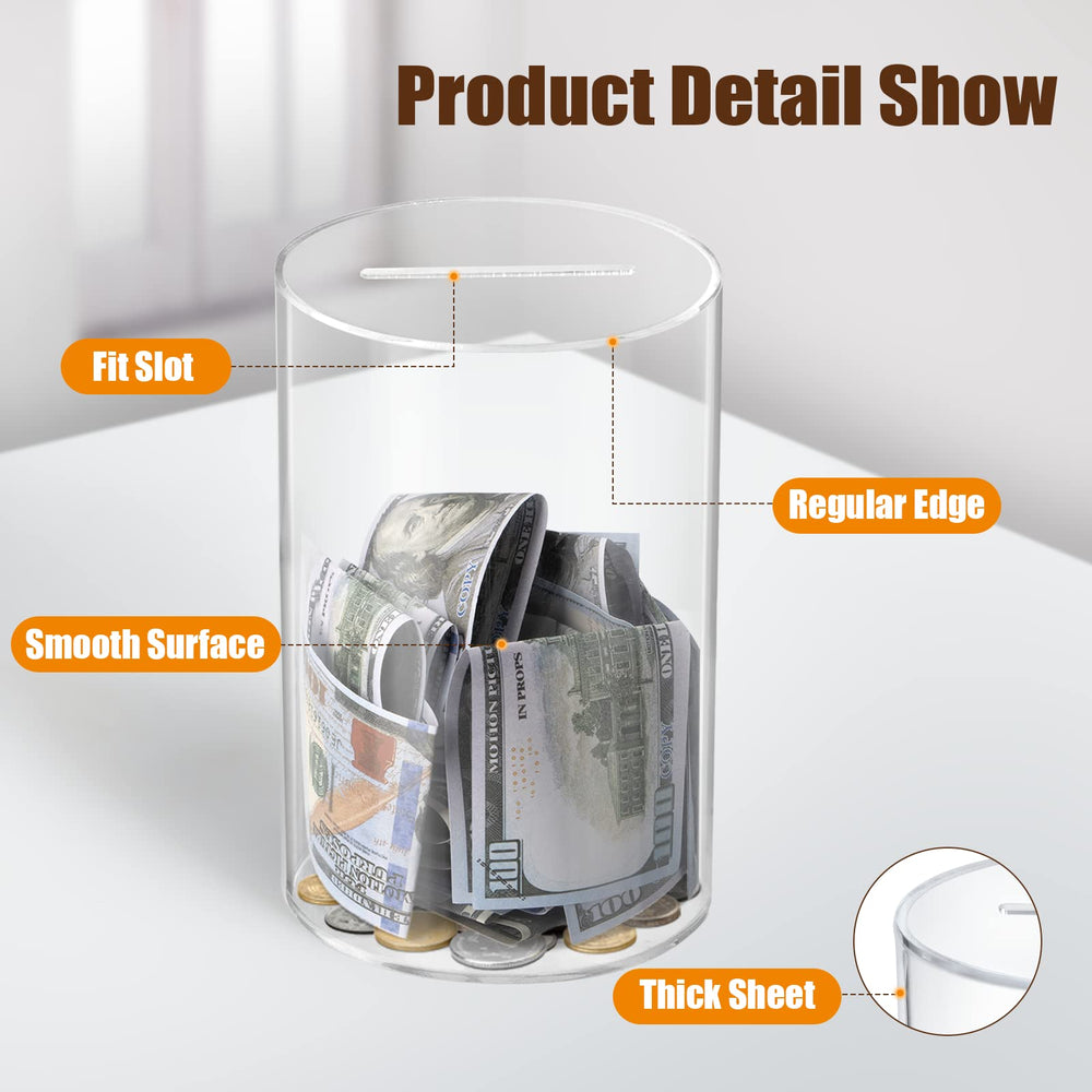 Hicocool medium piggy bank 8H-5D balances capacity and portability.