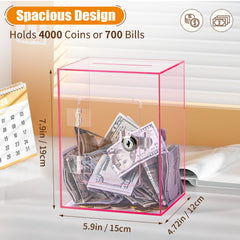 Hicocool Piggy Bank on Desk combines style with practical money storage.