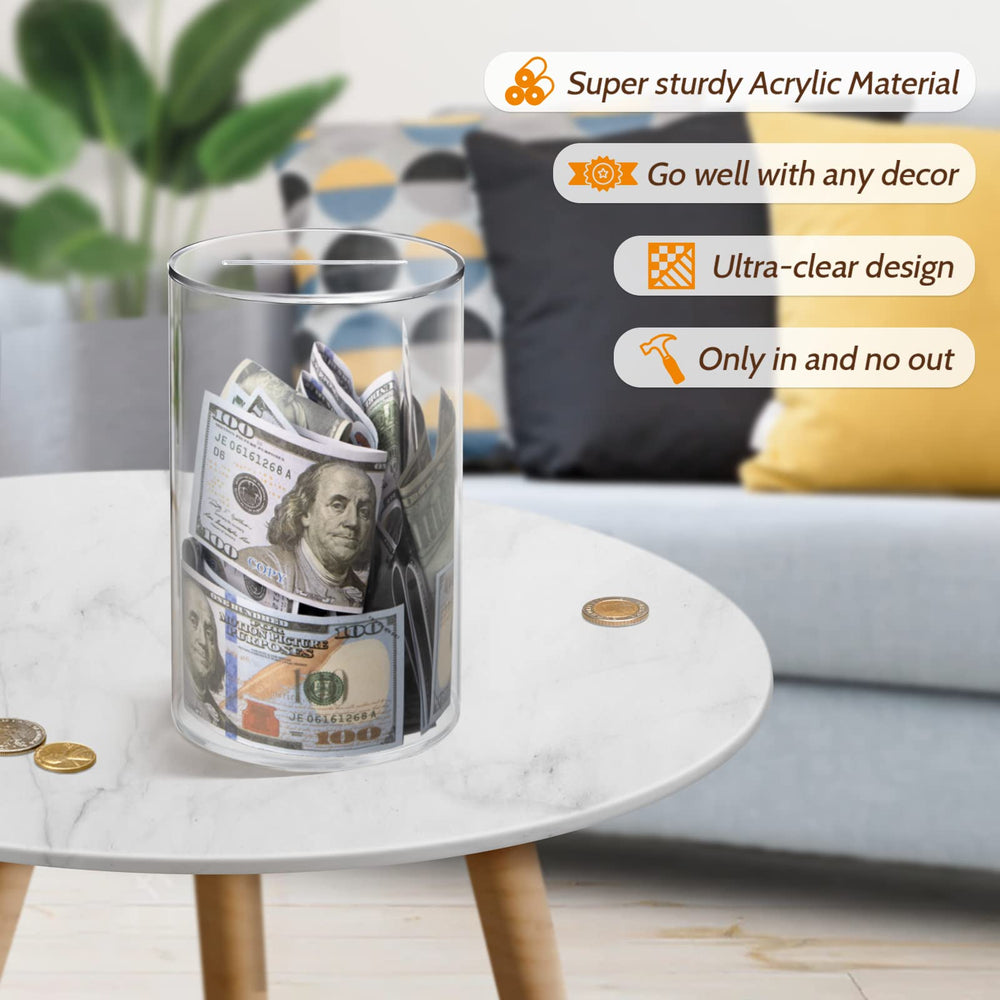 Hicocool small piggy bank 6H-3D fits compact savings.
