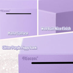 Hicocool Piggy Bank uses unbreakable stainless steel to protect funds