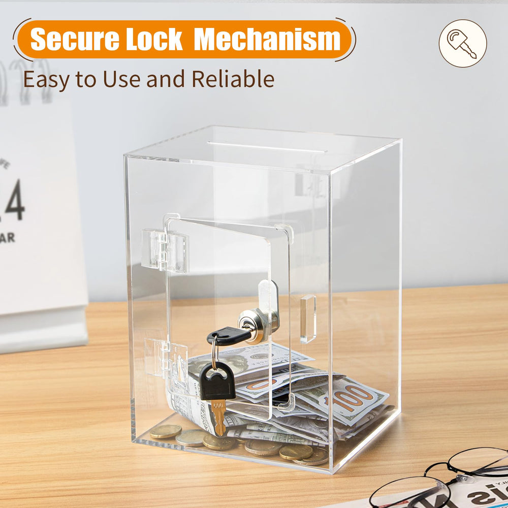 Hicocool rectangular design piggy bank on desk.