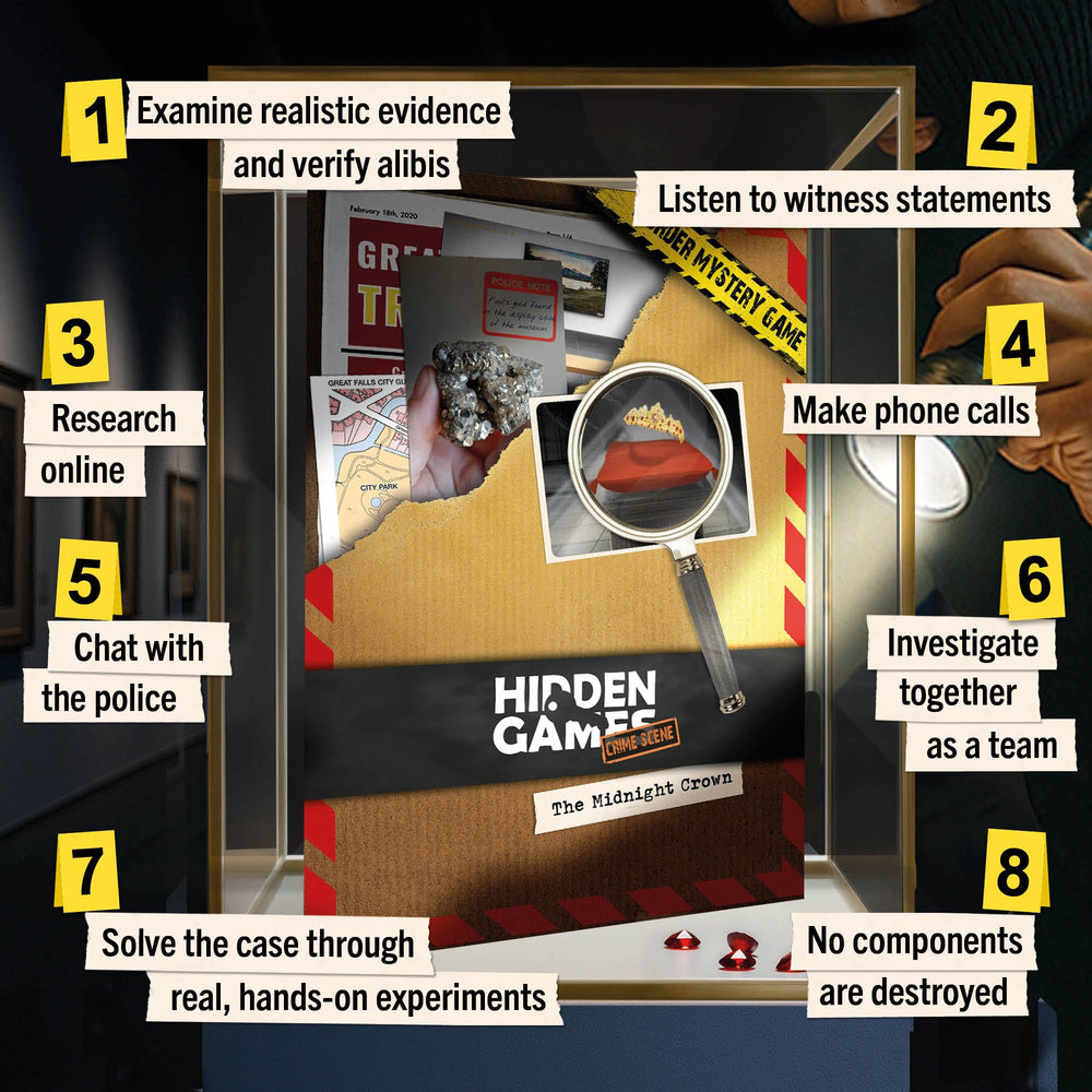 Hidden Games The Midnight Crown evidence pack sparks investigative realism for curious players