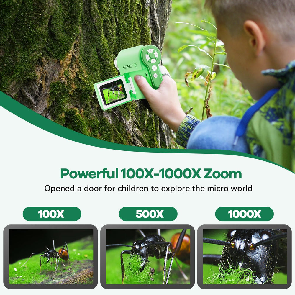 Hideal HP20 six-LED brightness ensures clear views in any environment.