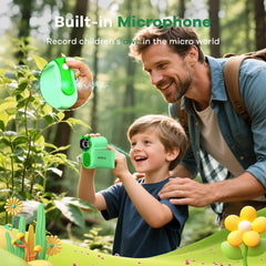 Hideal HP60 built-in mic records kids' reactions