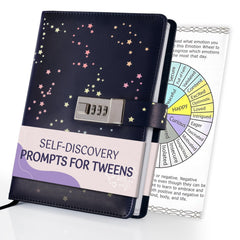 HIDEAWAYS ESSENTIALS journal with lock on cover for private journaling.